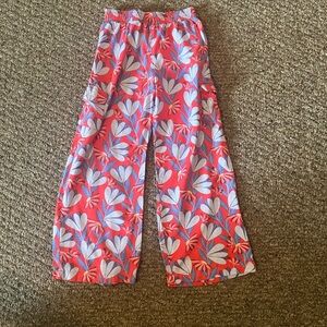Vince Camuto Kids Floral Pants - Red and Blue